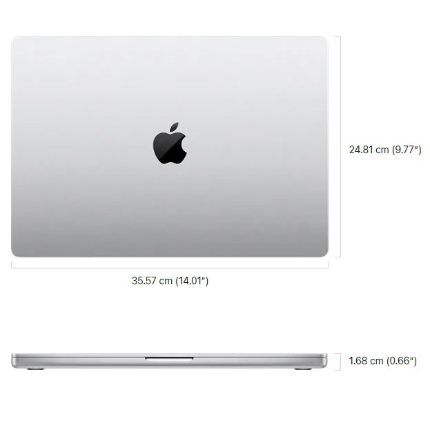 لپ تاپ 16.2 اینچی اپل مدل MacBook Pro MGE64 2026 LLA-M5 Pro-48GB RAM-1TB SSD-Retina 120Hz