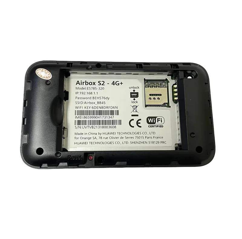 مودم همراه 4.5G ارنج مدل E5785-320 با پشتیبانی از TD-LTE و CAT6، سرعت دانلود تا 300Mbps، وای‌فای دو بانده 2.4 و 5 گیگاهرتز، اتصال همزمان 16 کاربر بی‌سیم و باتری 3000 میلی‌آمپر ساعت با شارژدهی تا 12 ساعت