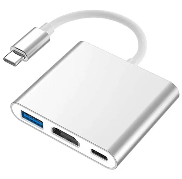 تبدیل USB-C به HDMI/USB/PD آی فورتک مدل IFOR-03