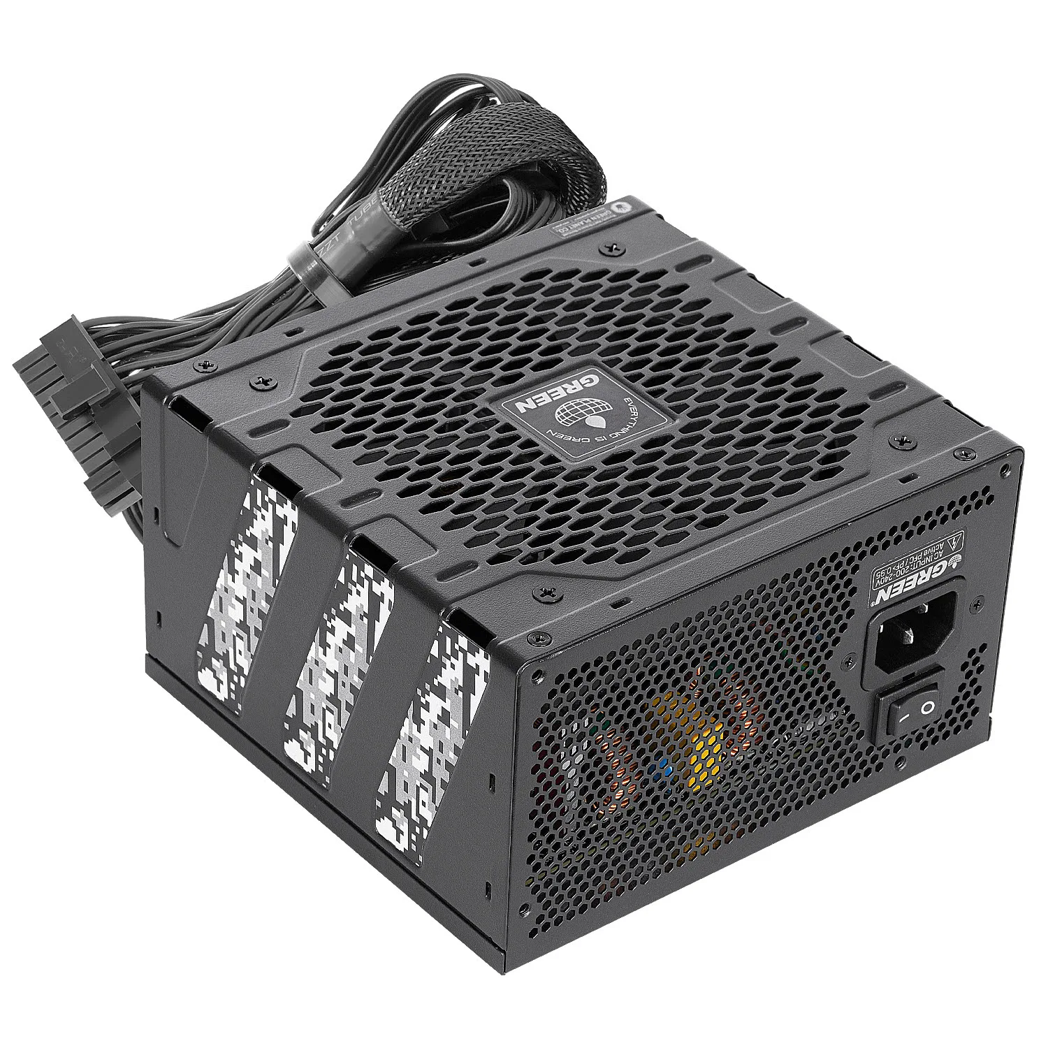 منبع تغذیه کامپیوتر 800W وات گرین مدل GP800A-GED V3.1 (ATX 3.1)