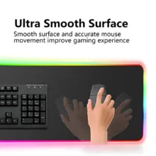 ماوس پد مخصوص بازی مدل RGB 80x30