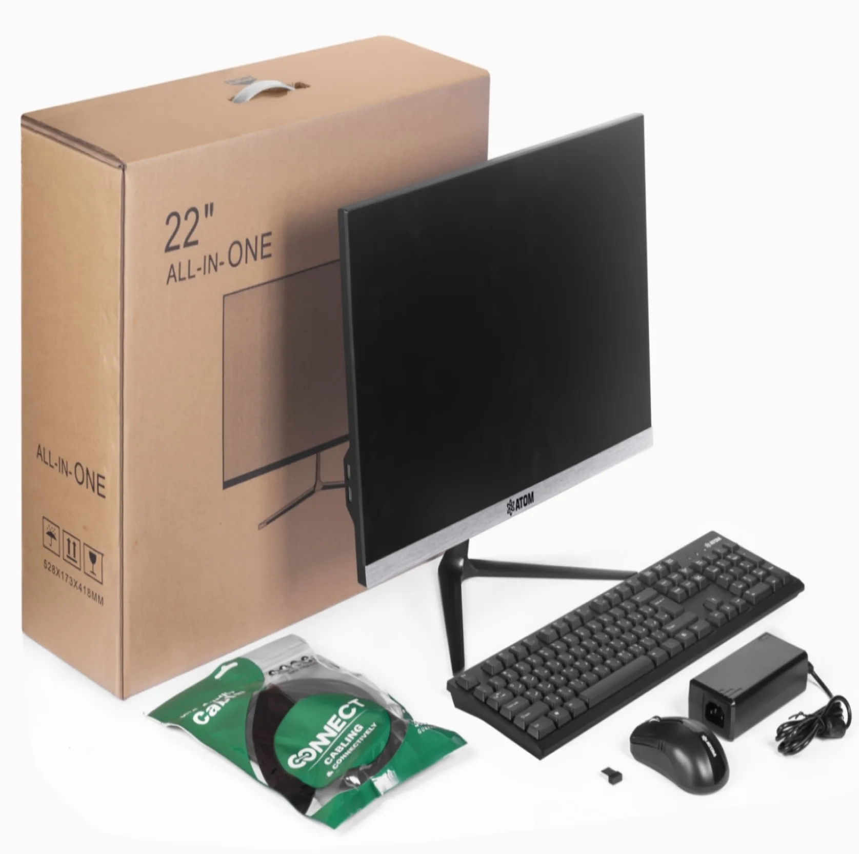 کامپیوتر همه کاره 22 اینچ اتم مدل Core i5-8GB RAM DDR4-256 SSD M2-IPS