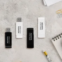 فلش مموری ای دیتا مدل UC310 ظرفیت 64 گیگابایت با رابط USB 3.2 Gen1، طراحی چرخشی، سازگار با ویندوز، مک، لینوکس، بدون نیاز به نصب درایور و مناسب استفاده در کامپیوتر، لپ‌تاپ، گوشی و تلویزیون
