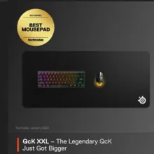 ماوس پد گیمینگ استیل سریز مدل QcK Gaming XXL Cloth سایز 90*40 سانتی‌متر