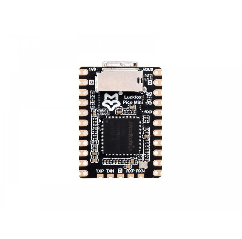 کامپیوتر کوچک مدل LuckFox Pico Mini a با پردازنده Cortex RV1103 حافظه بدون حافظه داخلی با ظرفیت بدون حافظه داخلی رم DDR2 با ظرفیت 64 مگابایت پردازنده گرافیکی Rockchip