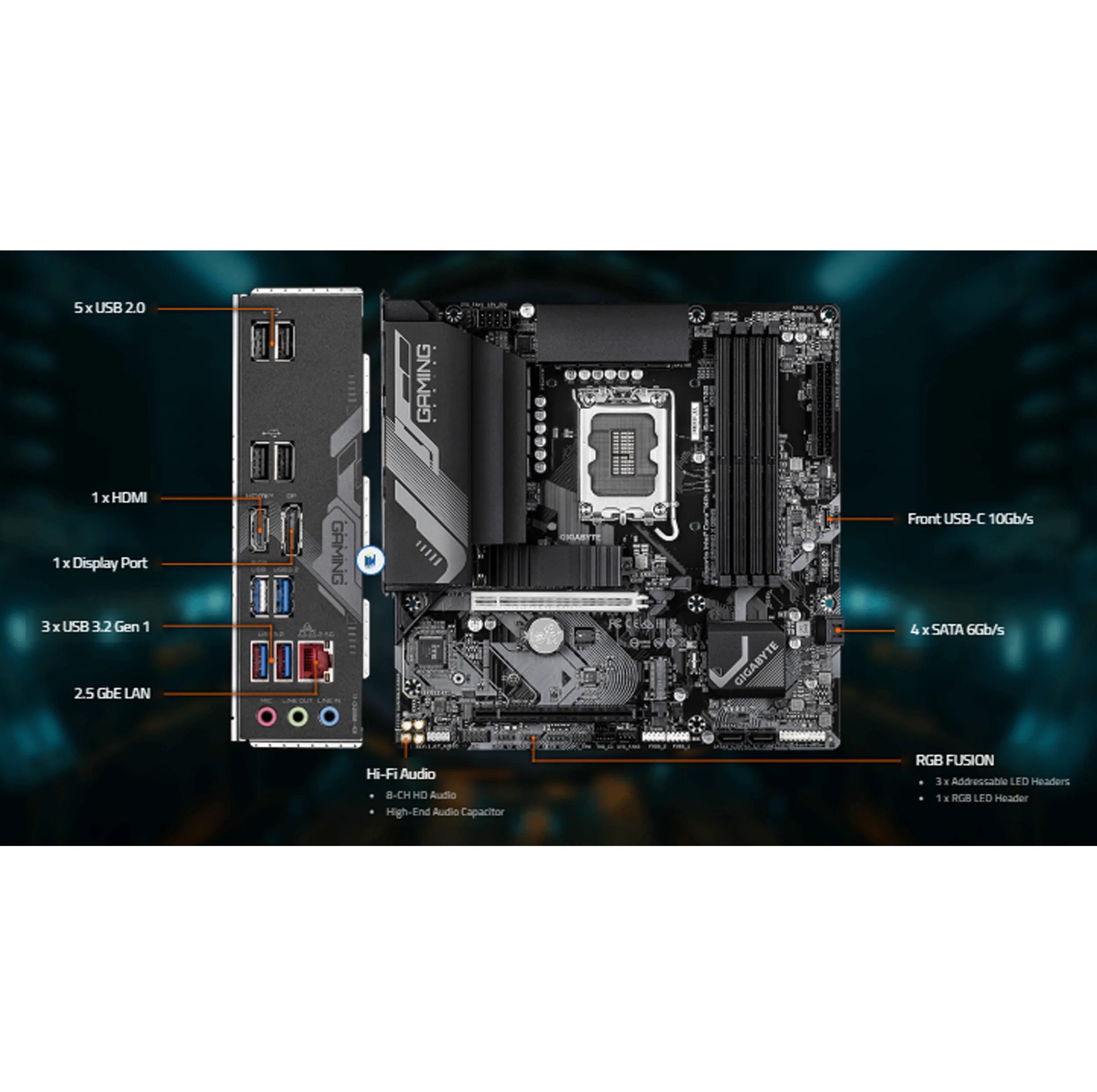 مادربرد گیگابایت مدل B760M GAMING X GEN5