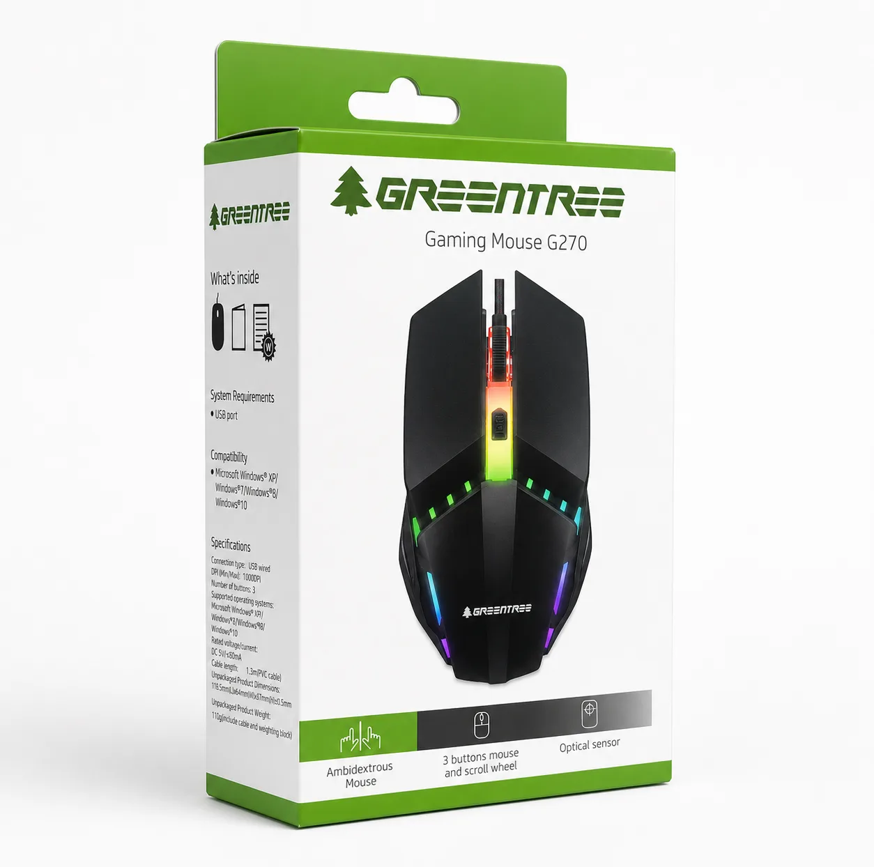 ماوس گیمینگ گرین تری مدل G270