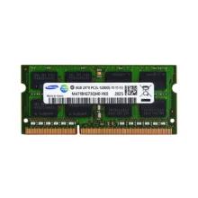 رم لپ‌تاپ DDR3 8 گیگابایت تک کاناله سامسونگ مدل PC3L 12800S فرکانس 1600 مگاهرتز تایمینگ CL11 ولتاژ 1.35 ولت SO-DIMM