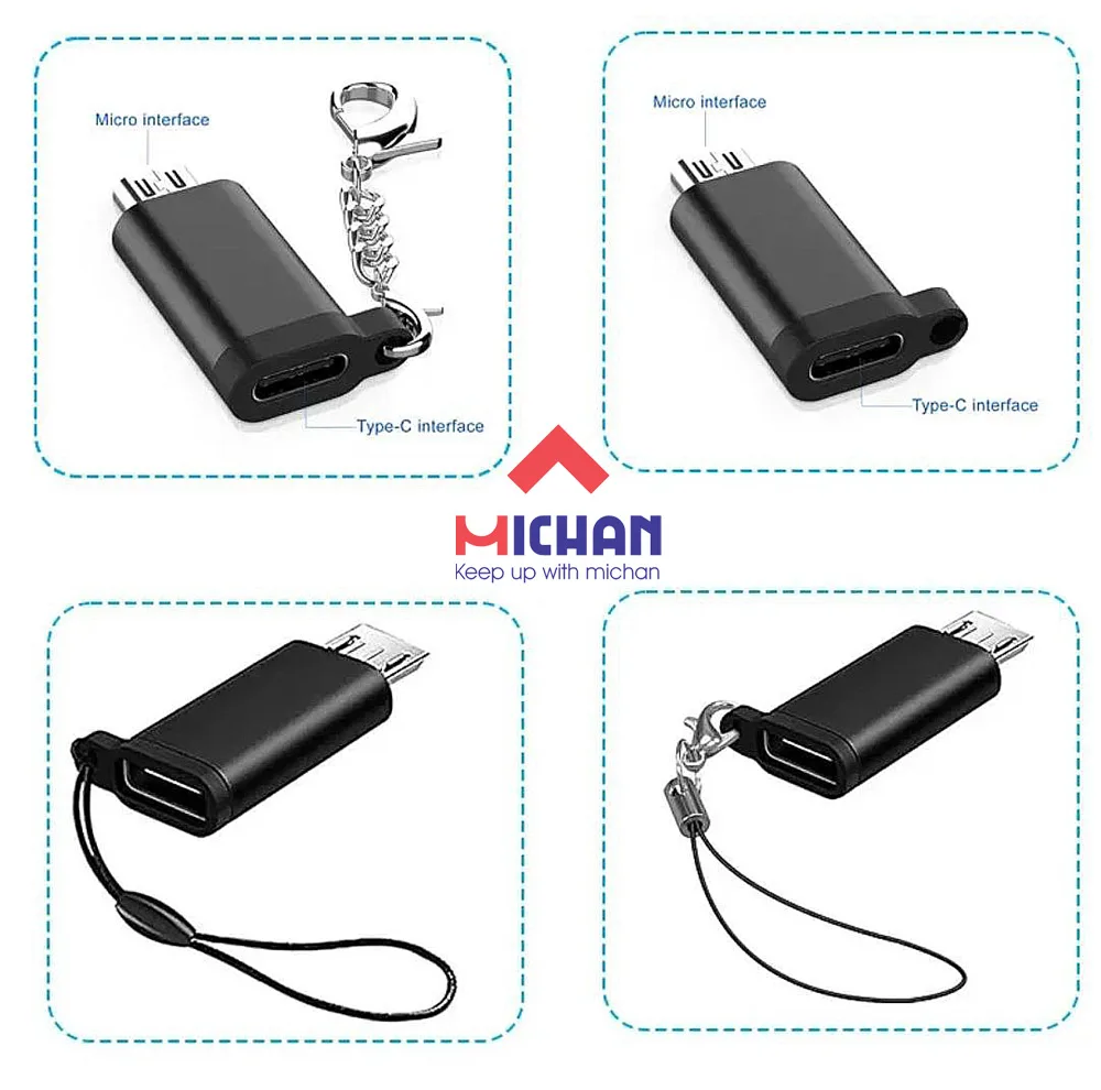 مبدل USB-C به MICROUSB میچان مدل S1