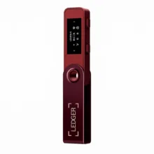 کیف پول سخت افزاری لجر مدل نانو اس پلاس طرح Crimson Magenta