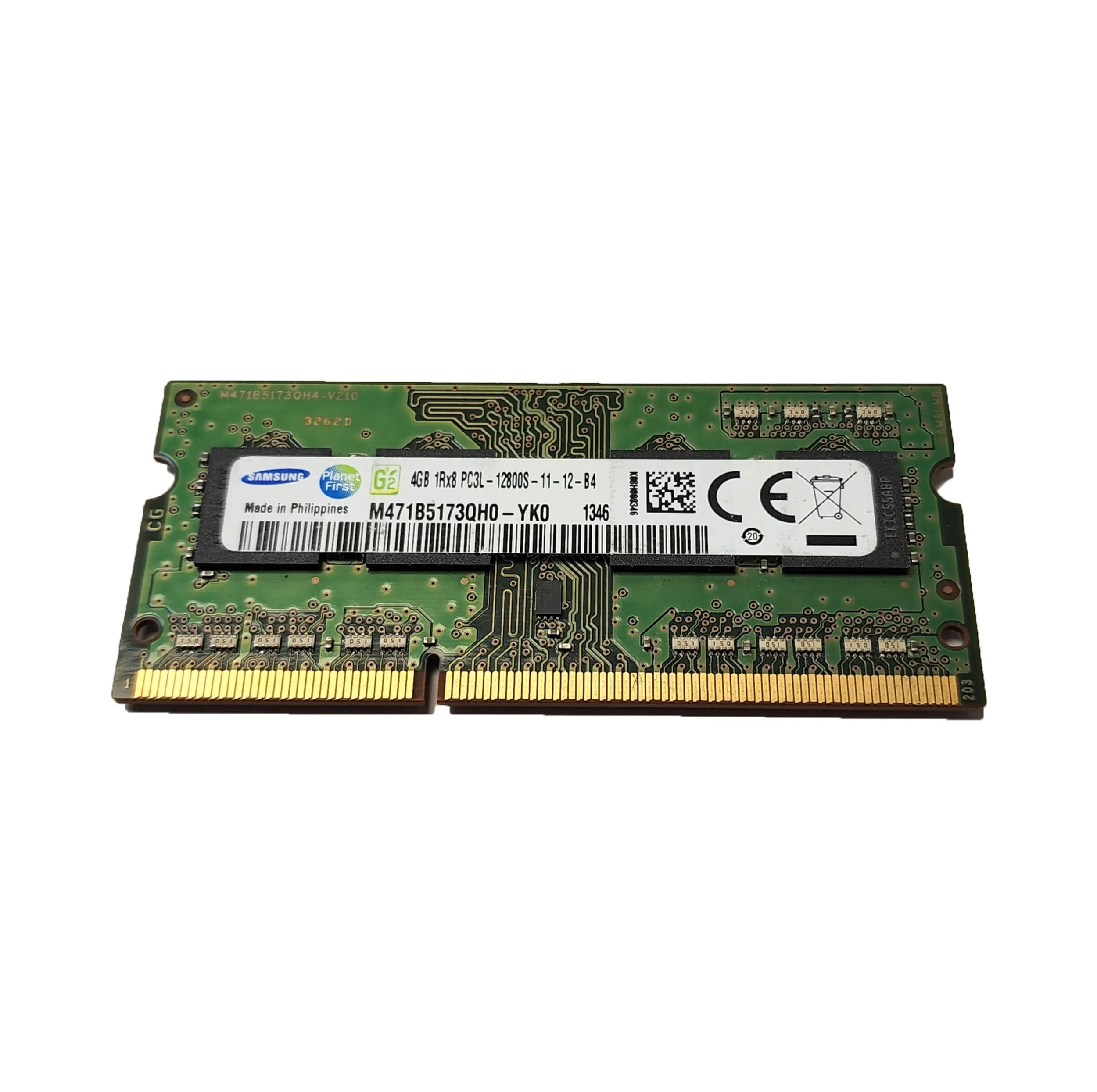 رم لپتاپ DDR3 دو کاناله 12800مگاهرتز CL11 سامسونگ مدل PC3L ظرفیت 4گیگابایت