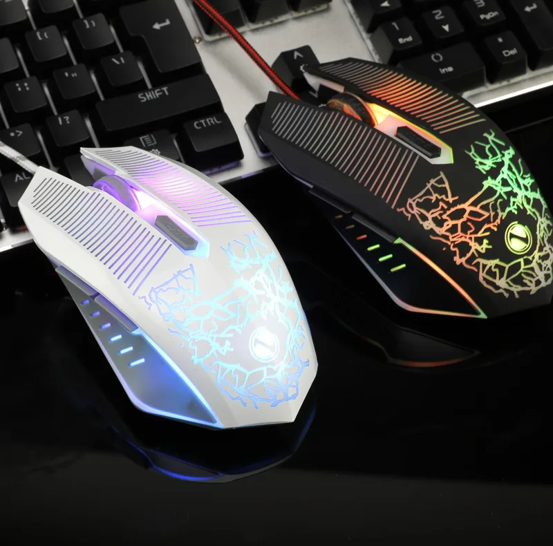 موس مخصوص بازی لایماید مدل RGB-V6 کد GAMING-2024