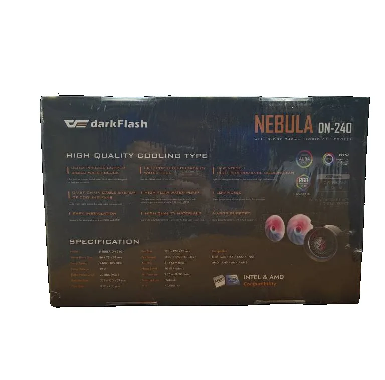 سیستم خنککننده آبی دارک فلش مدل NEBULA DN-240