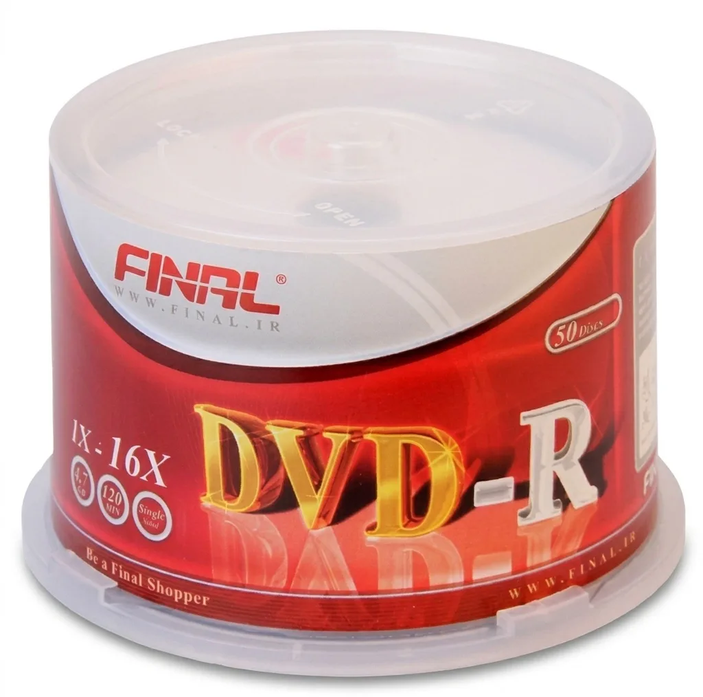 دی وی دی خام فینال  کد PKHT-DVD-011-1 بسته 50 عددی