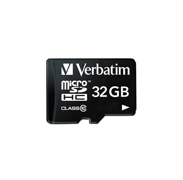 کارت حافظه Micro SDHC ورباتیم مدل Premium v10 کلاس 10 UHS-I سرعت 90MB/S ظرفیت 32 گیگابایت به همراه آداپتور