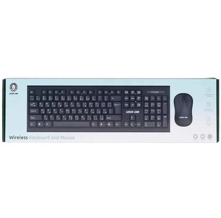 کیبورد و ماوس بی سیم گرین لاین مدل GNWS24GKEYMBK