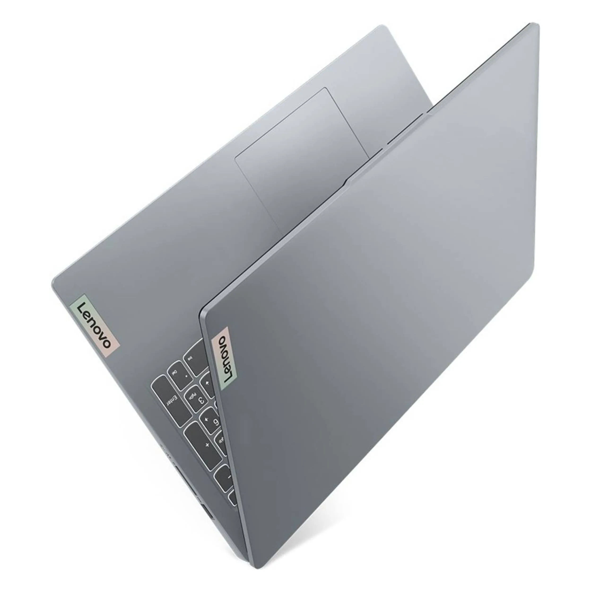 لپ‌تاپ لنوو مدل IdeaPad Slim 3 15ABR8 با پردازنده Ryzen 7-7730U، رم DDR4 8GB با فرکانس 3200MHz، حافظه SSD با ظرفیت 512GB، نمایشگر 15.6 اینچ IPS با وضوح Full HD